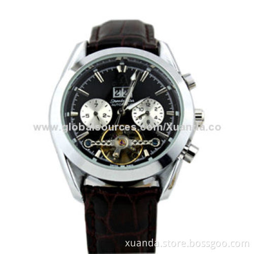 Fashion watch, unique design for man mechanical watch